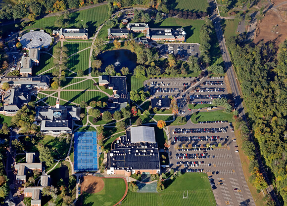 Aerial view of Mount Carmel Campus