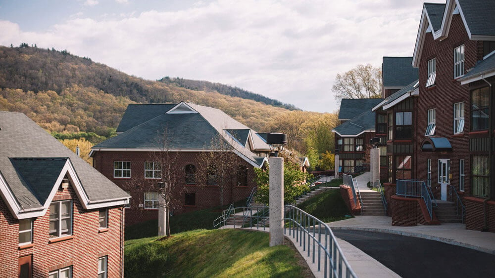 Village residence hall on Quinnipiac's Mt Carmel campus
