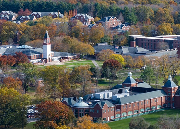 An aerial view of the Mount Carmel Campus