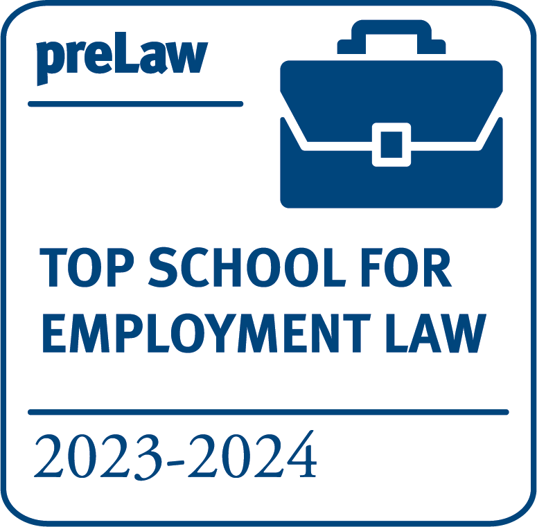 The National Jurist preLaw top school for employment law.