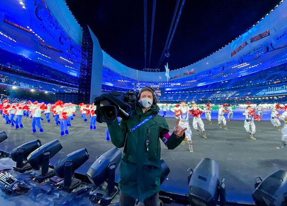 Matt Andrew '10 at the Olympics in Beijing