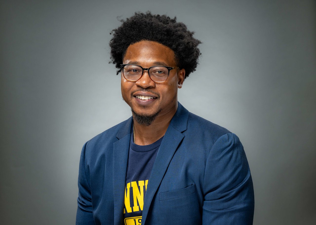 McAulay poses for a picture