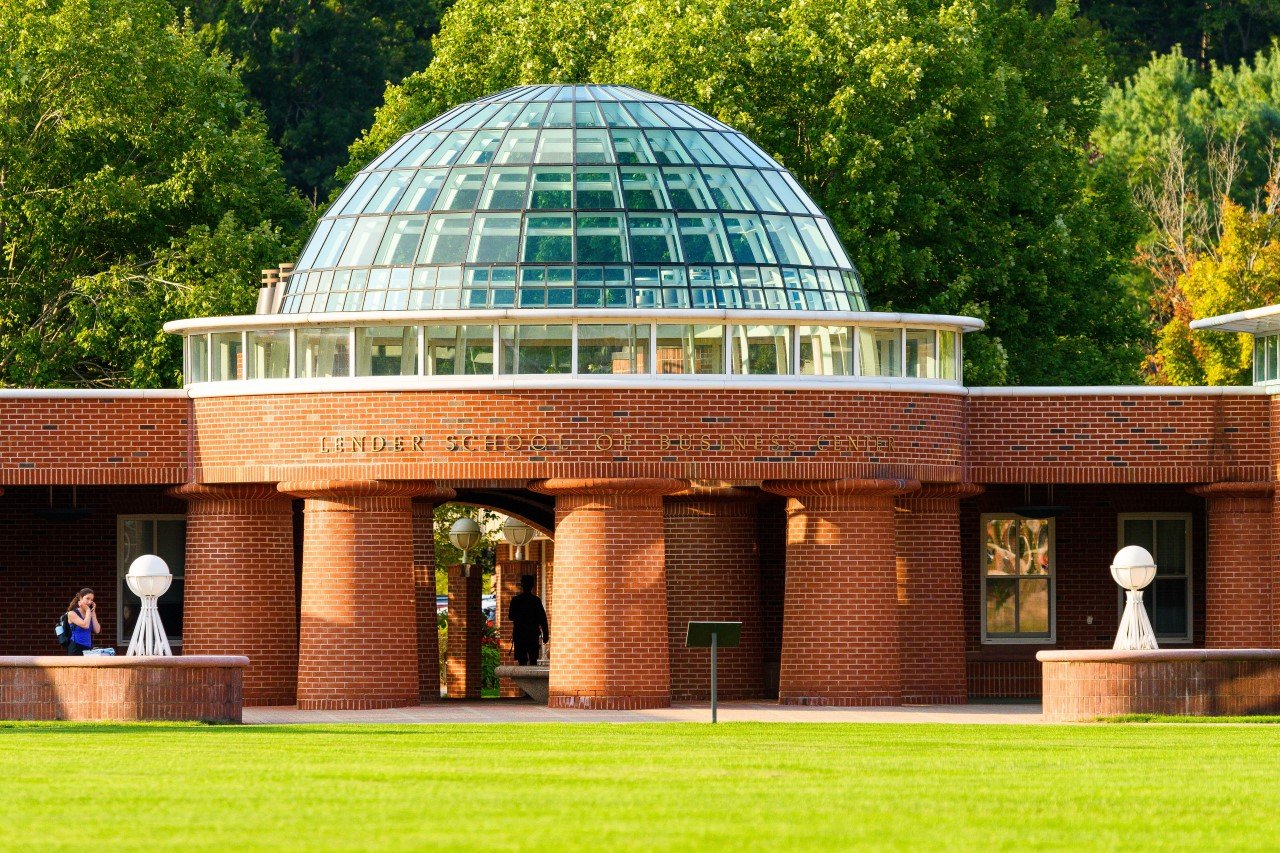 Photo of the Lender School of Business Dome