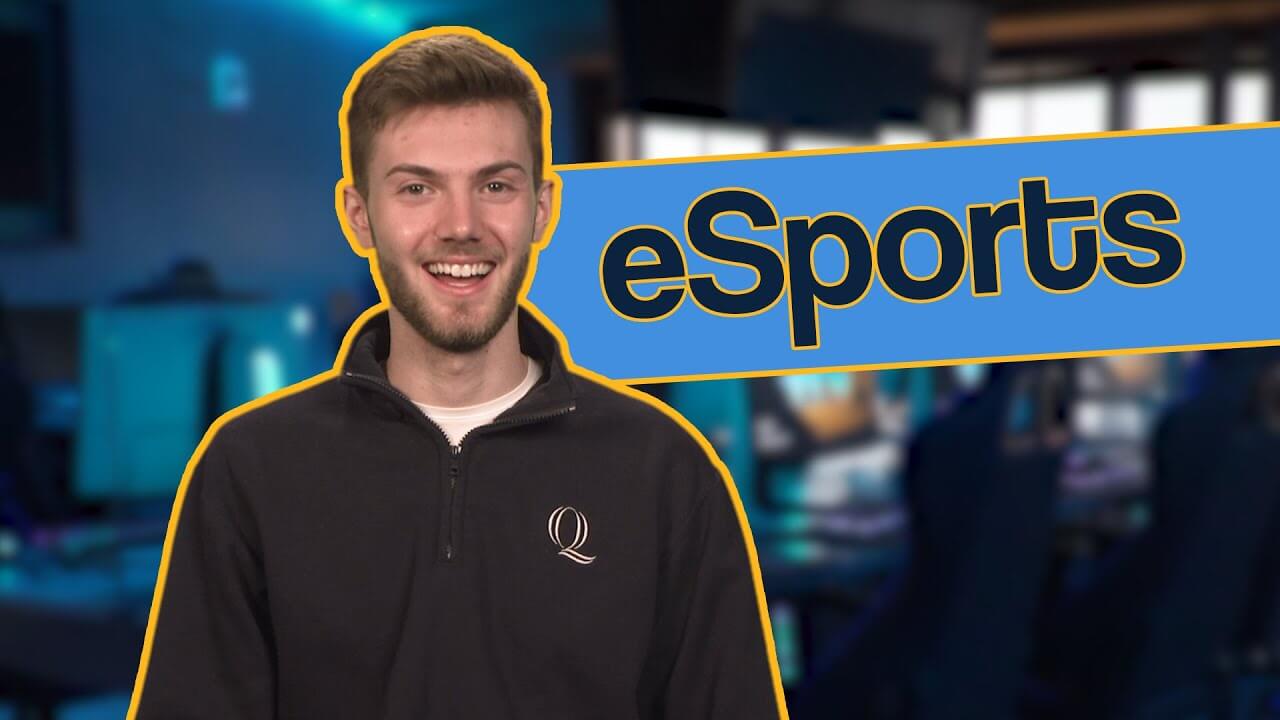 Student in eSports lab on thumbnail