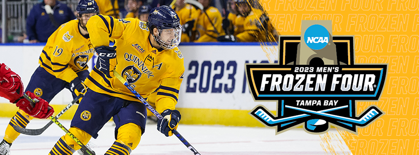 Quinnipiac's Bobcats hope to clinch the title at Frozen Four