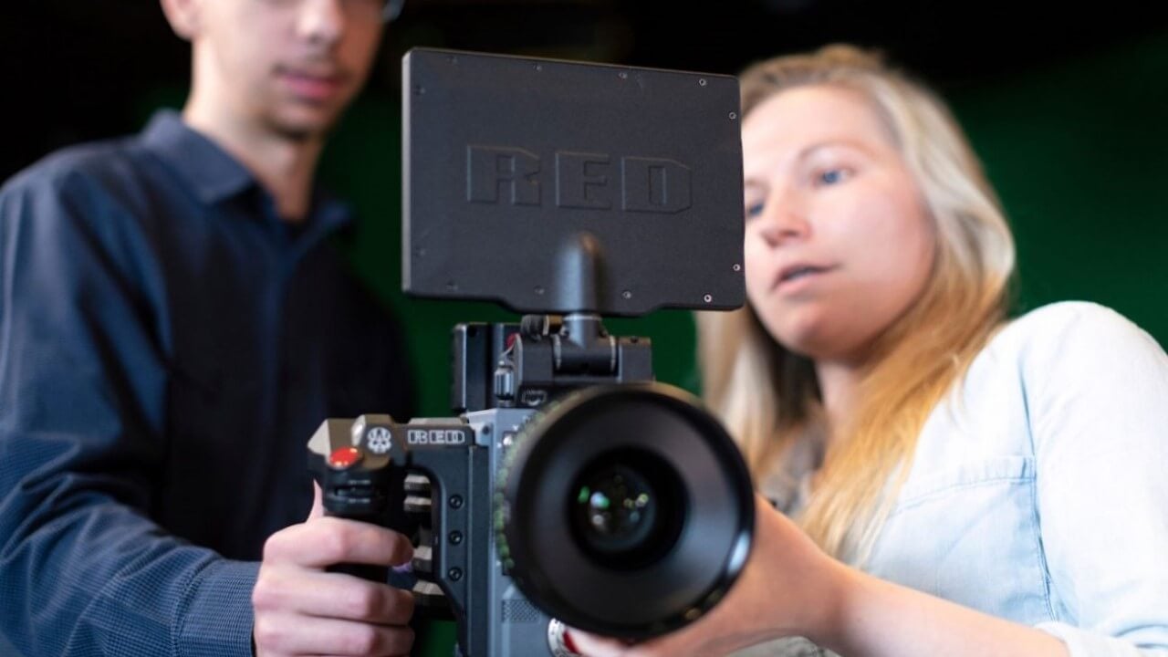 Student and Professor RED camera