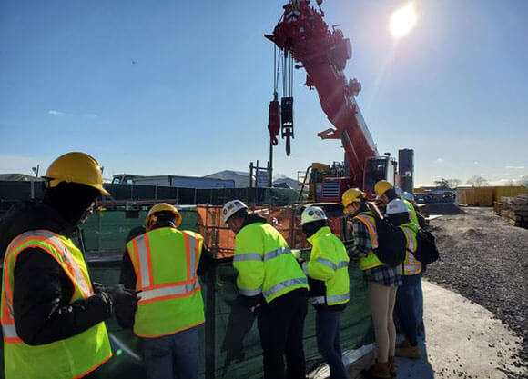 Quinnipiac’s Chapter of the American Society of Civil Engineers tours Bay Park Conveyance Project on Long Island