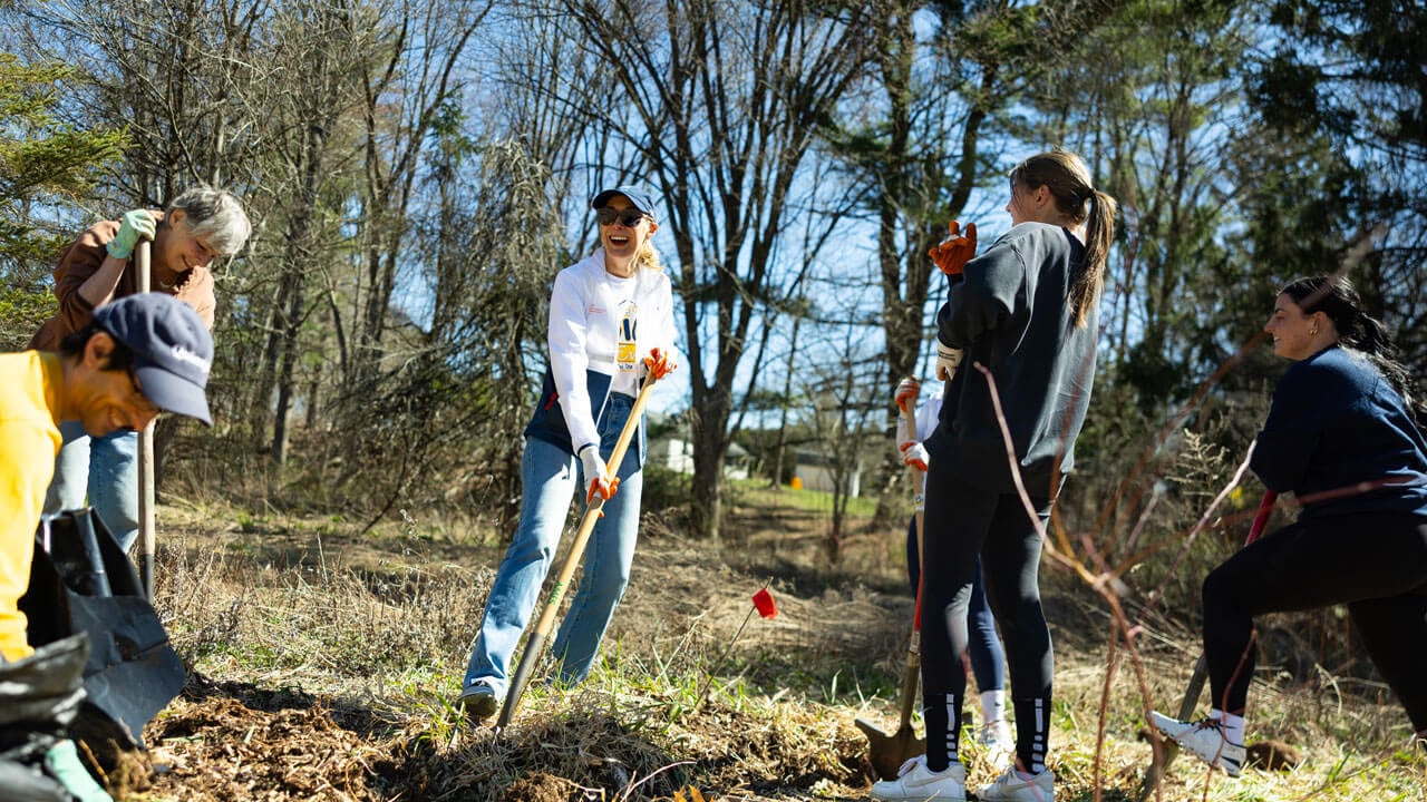 Students building community through service at Big Event 2026