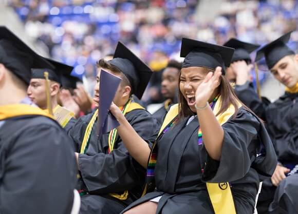Students celebrate graduation
