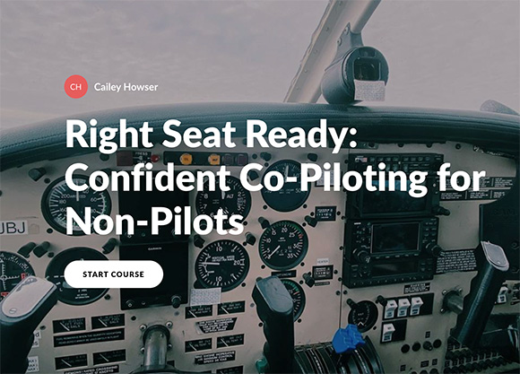 Graphic that reads, "Right Seat Ready"