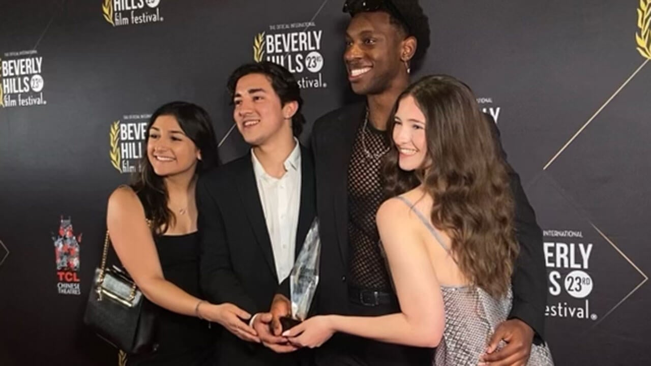 Alumni at the 23 Beverly Hills Film Festival Smiling