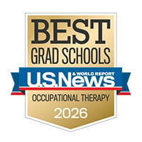 US News Best Grad School for Occupational Therapy Badge