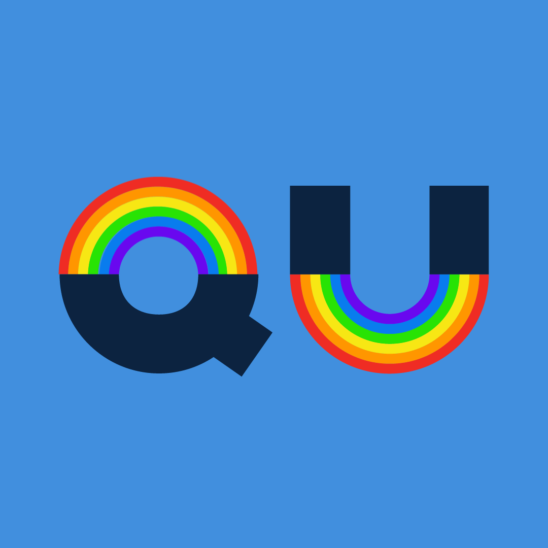 Animated rainbow QU
