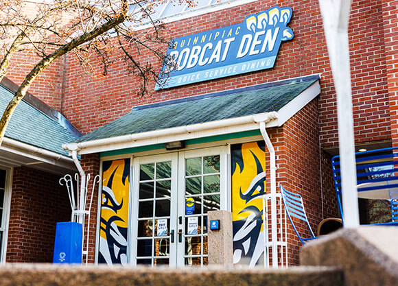 Exterior shot of the Bobcat Den