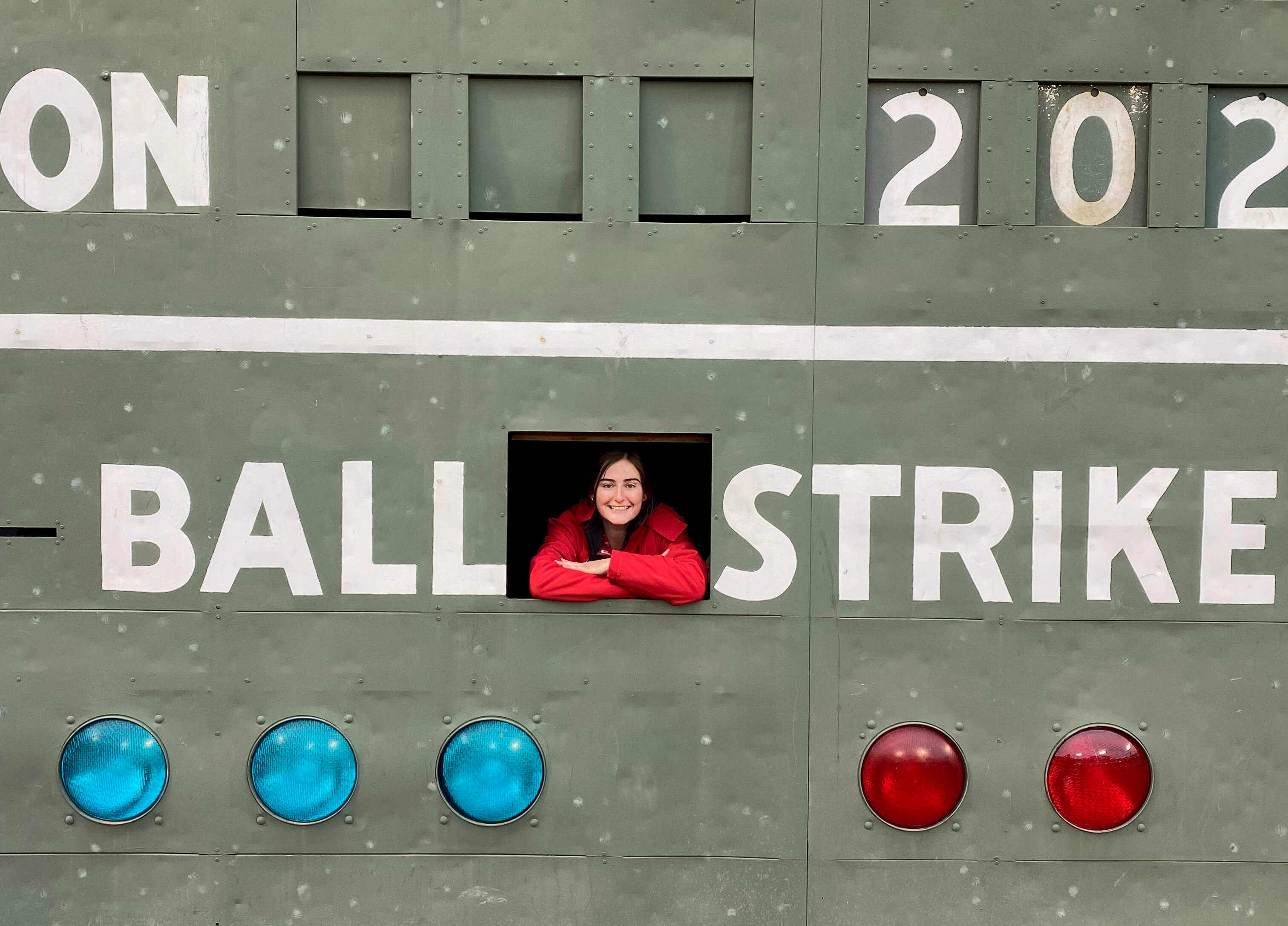 Shannon Flaherty at Fenway Park
