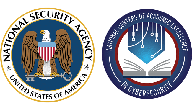 NSA and NCAE Cyber Security Badges