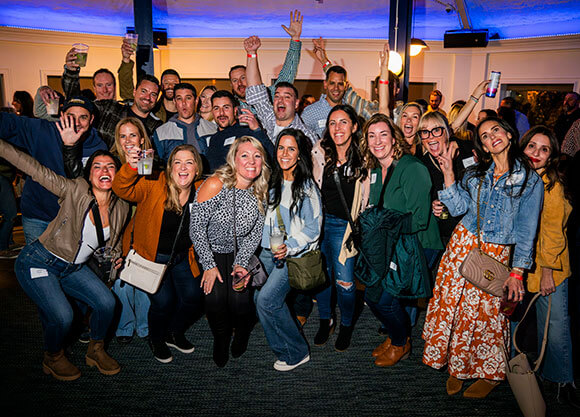 Alumni enjoying a reunion event during Bobcat Weekend 2024