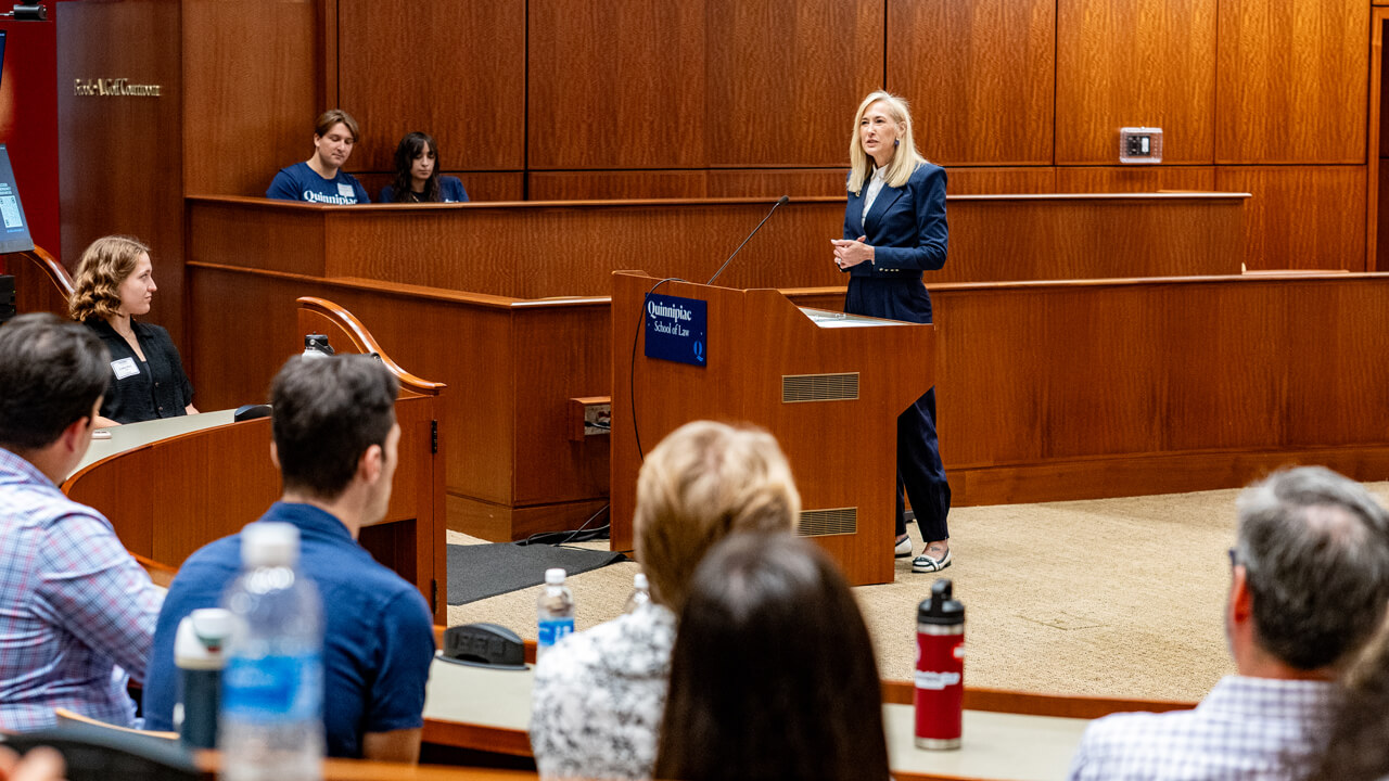 Marie Hardin speaking