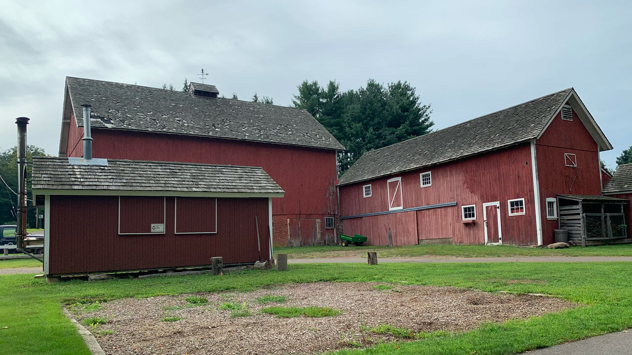 Brooksvale Park red barn