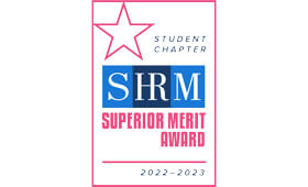 SHRM Superior Merit Award Student Chapter logo