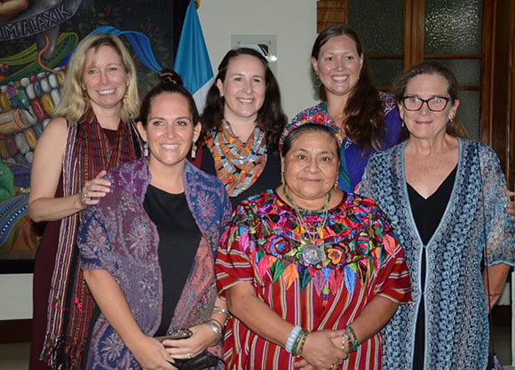 A group of faculty members in Guatemala