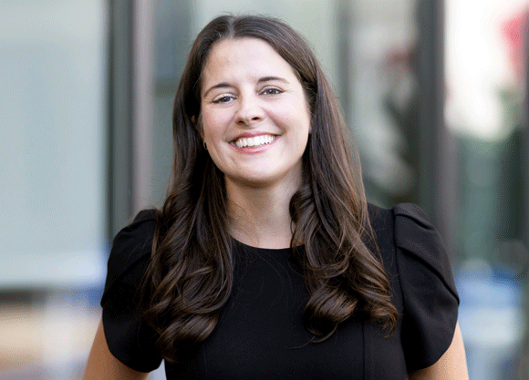 Hilary Fussell Sisco smiling