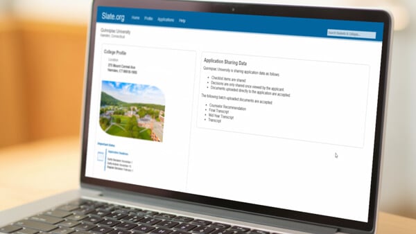 Slate.org on a laptop screen