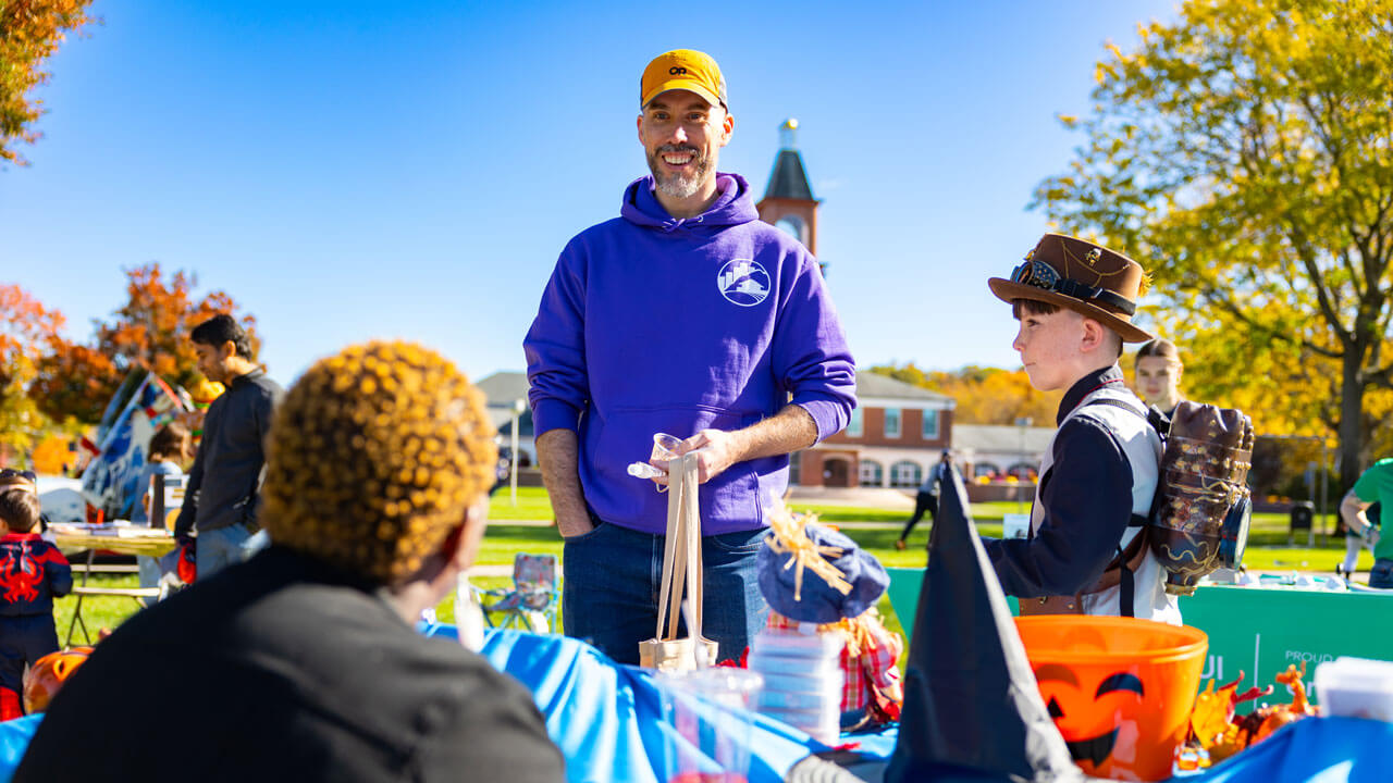 Boomer's Boo Bash attendee smiles