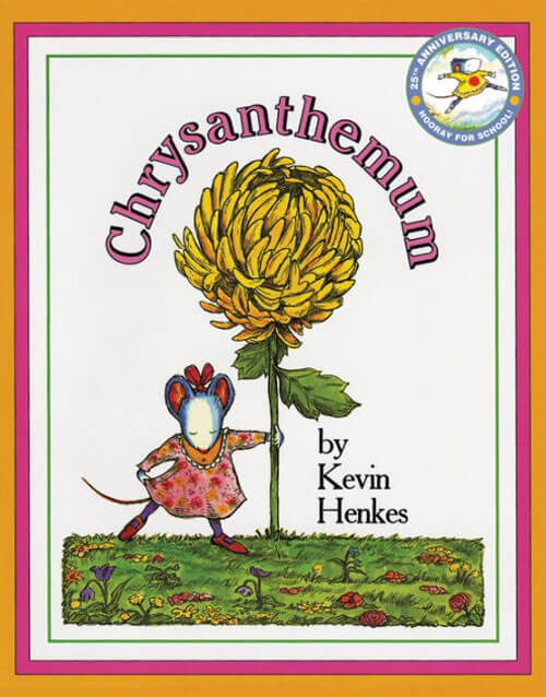Chrysanthemum by Kevin Henkes book cover.