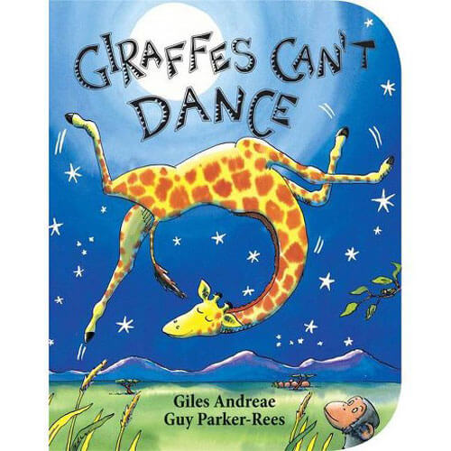 Giraffes can't dance by Giles Andreae book cover.