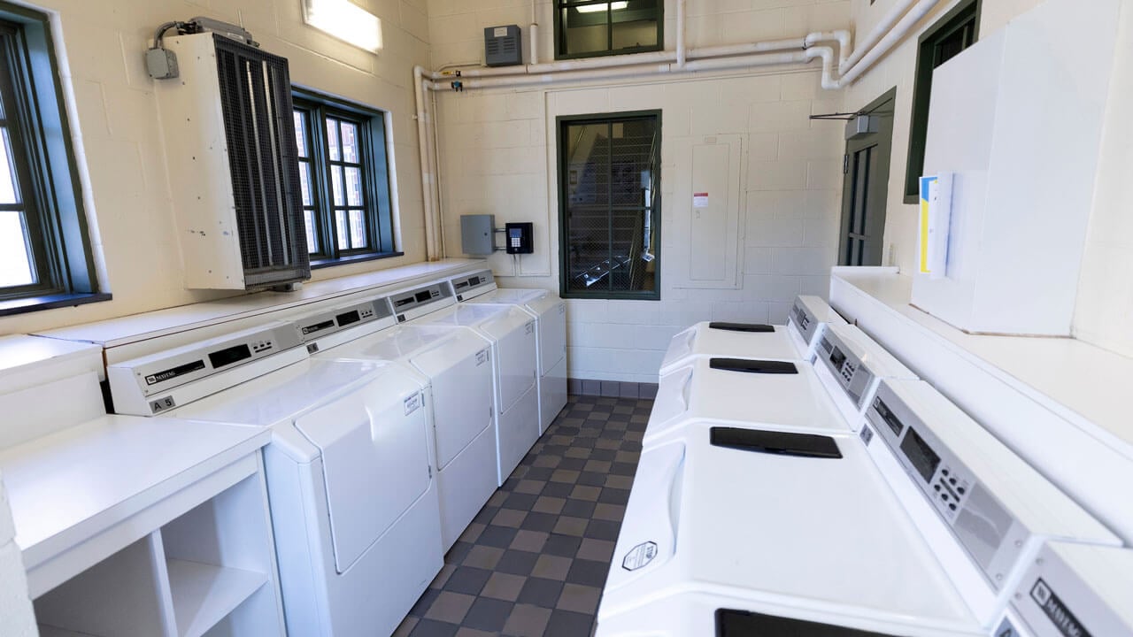 Laundry room in The Commons