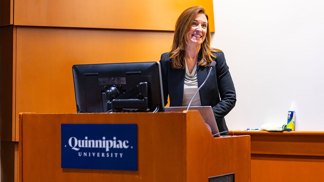 Faculty presenter at White Coat Ceremony