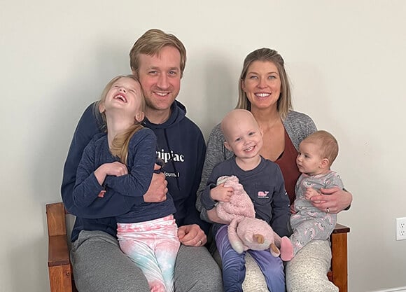 Jeff Dorman and his family group photo