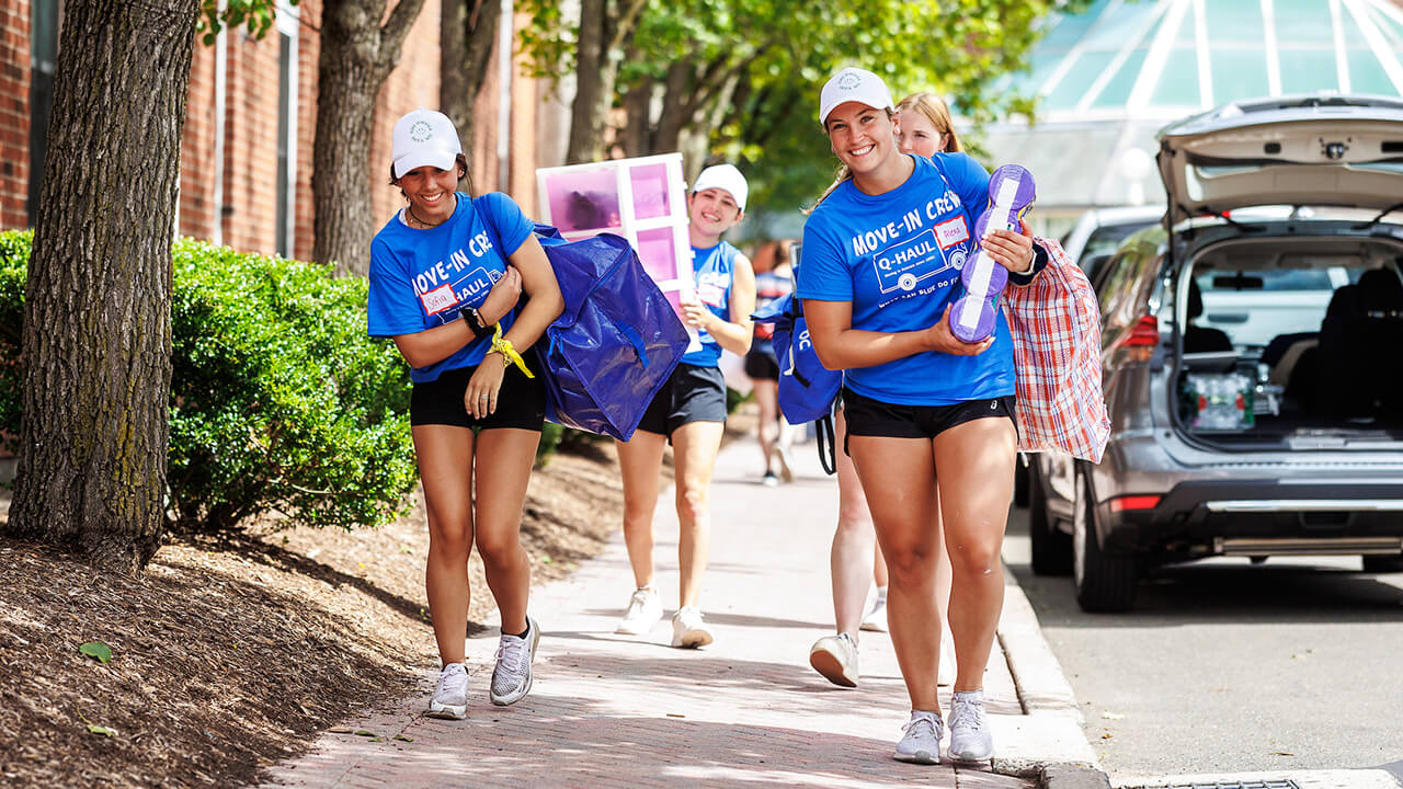 Class of 2026 Moves onto Mount Carmel Campus Quinnipiac Today